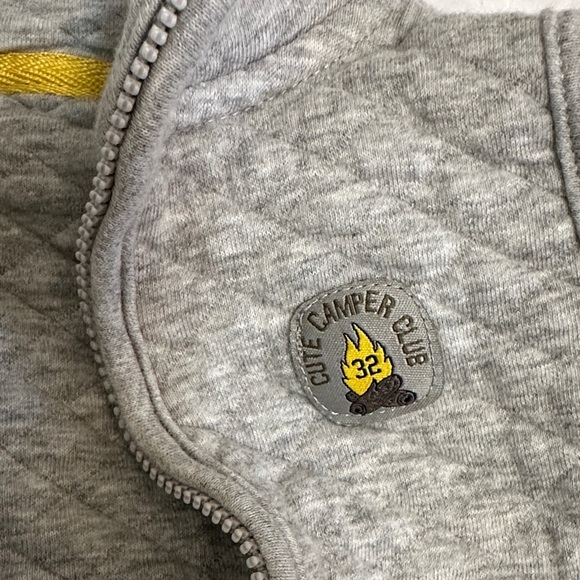 Carter's Quilted Gray Kids Vest - Picture 4 of 4